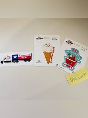 NEW HEB stickers summer grocery truck sold out!